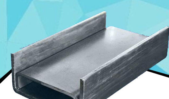 Construction Material Galvanized Steel U Channel Hot Dip Galvanizing Surface Treatment