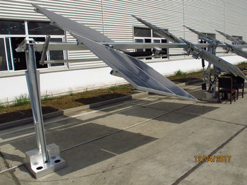 Système de traqueur d'axe de double de structure de support de panneau solaire de bobines laminées à chaud